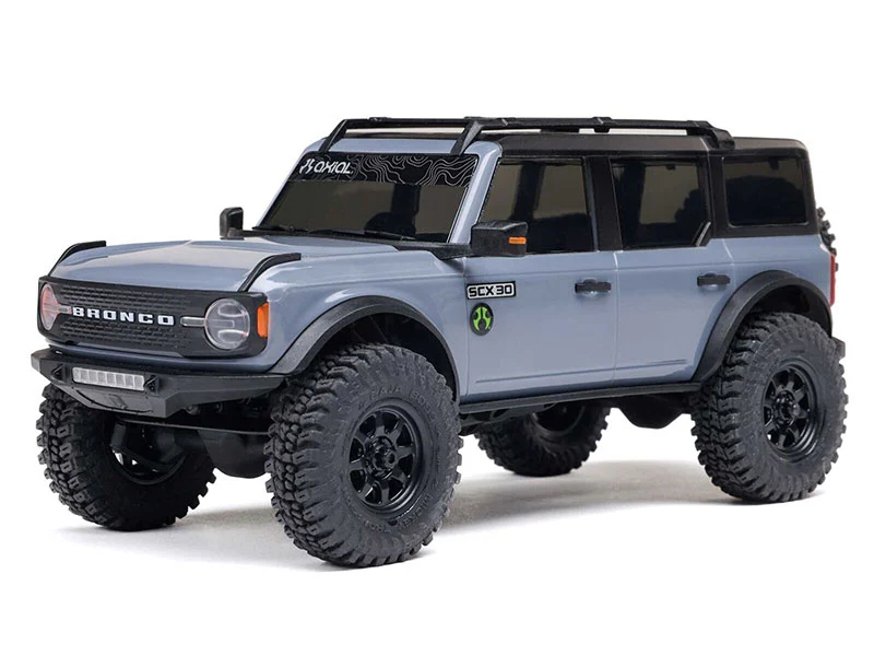 Crawler 1/30 Ford Bronco 4X4 RTR SCX30 gris - AXI-2048T2 - Image 2