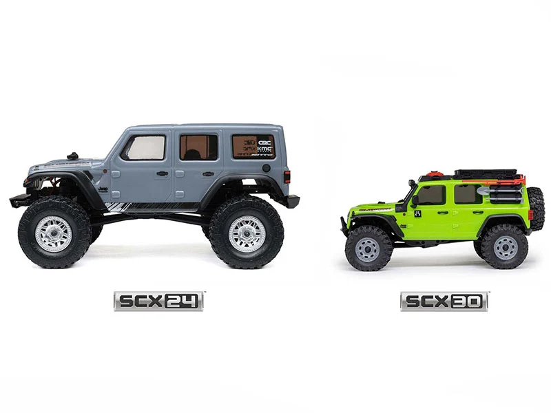 Crawler 1/30 Jeep Wrangler JLU 4X4 RTR SCX30 blanc - AXI-2261T2 - Image 7