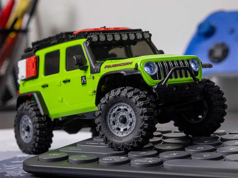 Crawler 1/30 Jeep Wrangler JLU 4X4 RTR SCX30 vert - AXI-2261T1 - Image 10