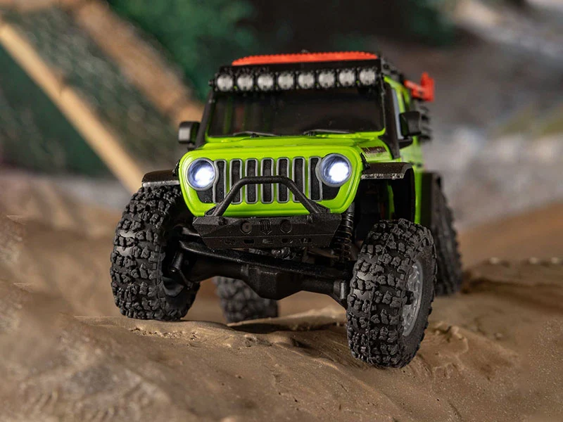 Crawler 1/30 Jeep Wrangler JLU 4X4 RTR SCX30 vert - AXI-2261T1 - Image 11