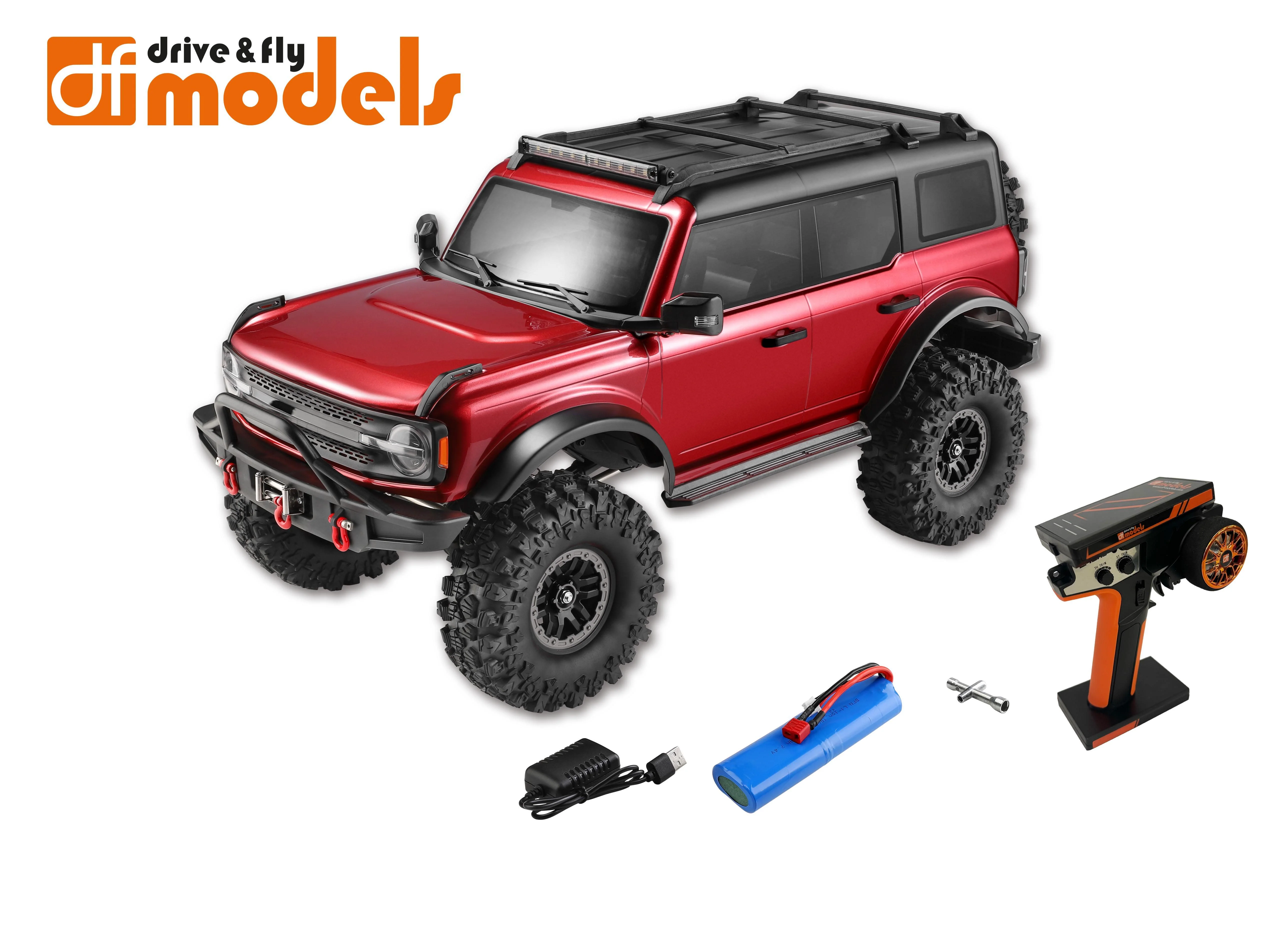 Crawler RC 1/10 Metal 313 mm Scale DF Models 3150 - Image 4