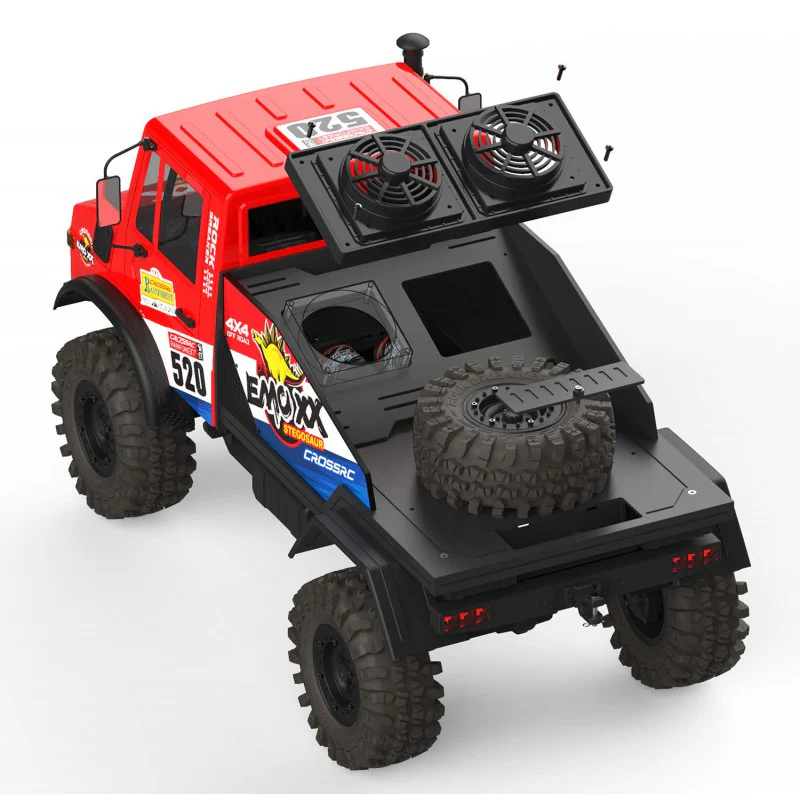 Crawler RC EMO XX Stegosaurus 1/6 RTR Kit Brushless Rallye - CRO90100218 - Image 10