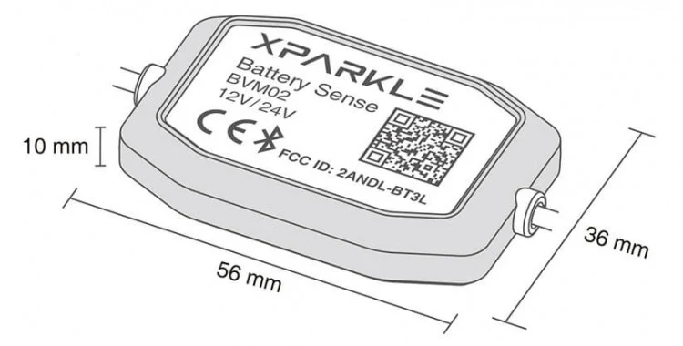 Détecteur de batterie Xparkle BT 12/24 V - SK990003 - Image 4