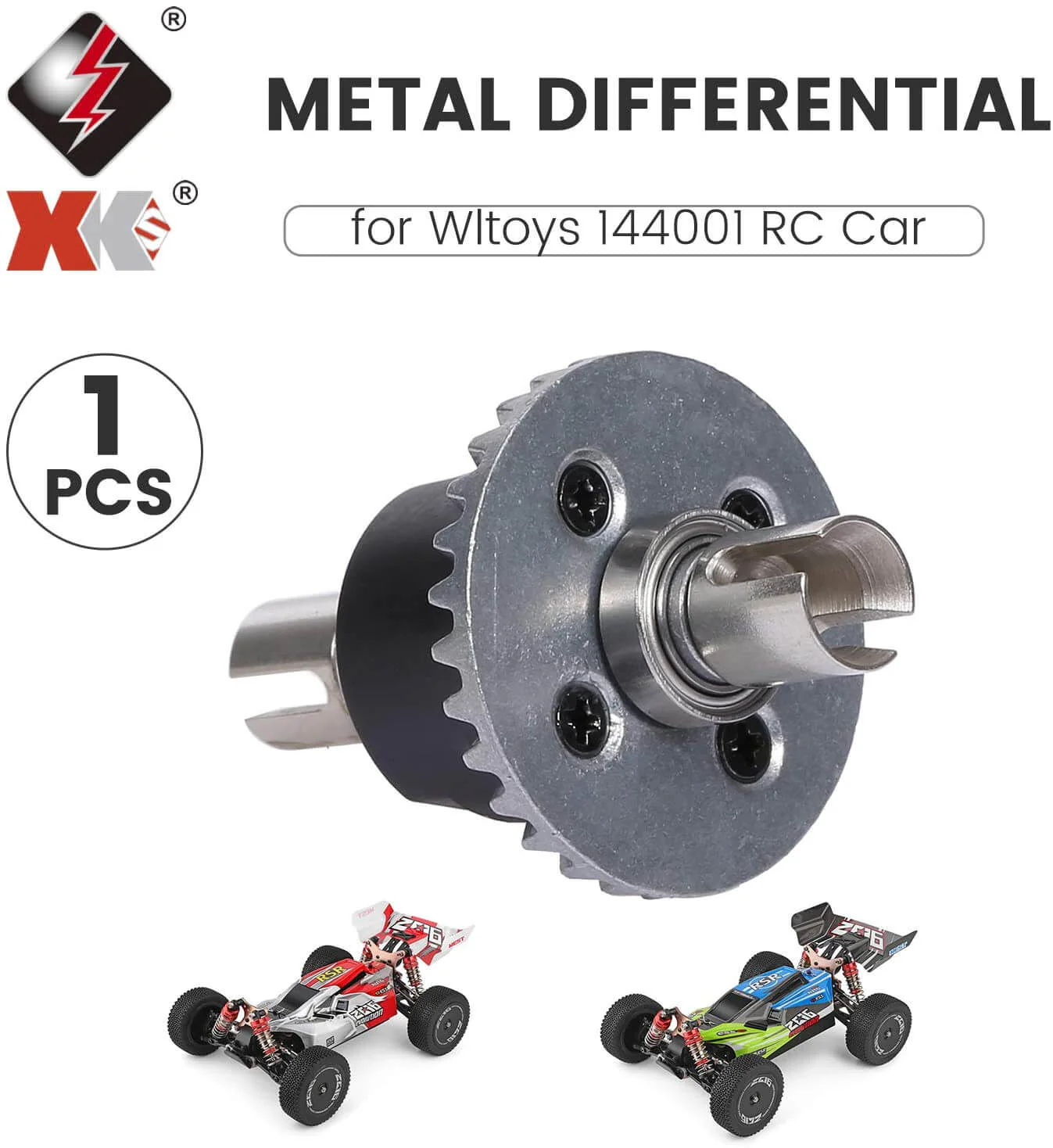 Différentiel d'origine pour Wltoys 144001 - DF 7404 / 1309 - Image 2