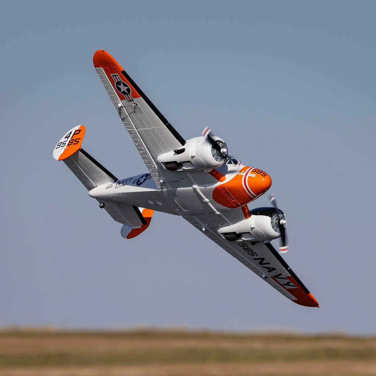 E-Flite Beechcraft D18 RC-45J 1.5m AS3+ SAFE BNF EFL3726 - Image 14