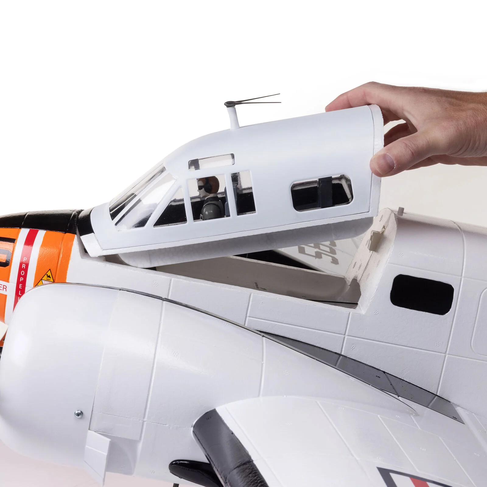 E-Flite Beechcraft D18 RC-45J 1.5m AS3+ SAFE BNF EFL3726 - Image 20