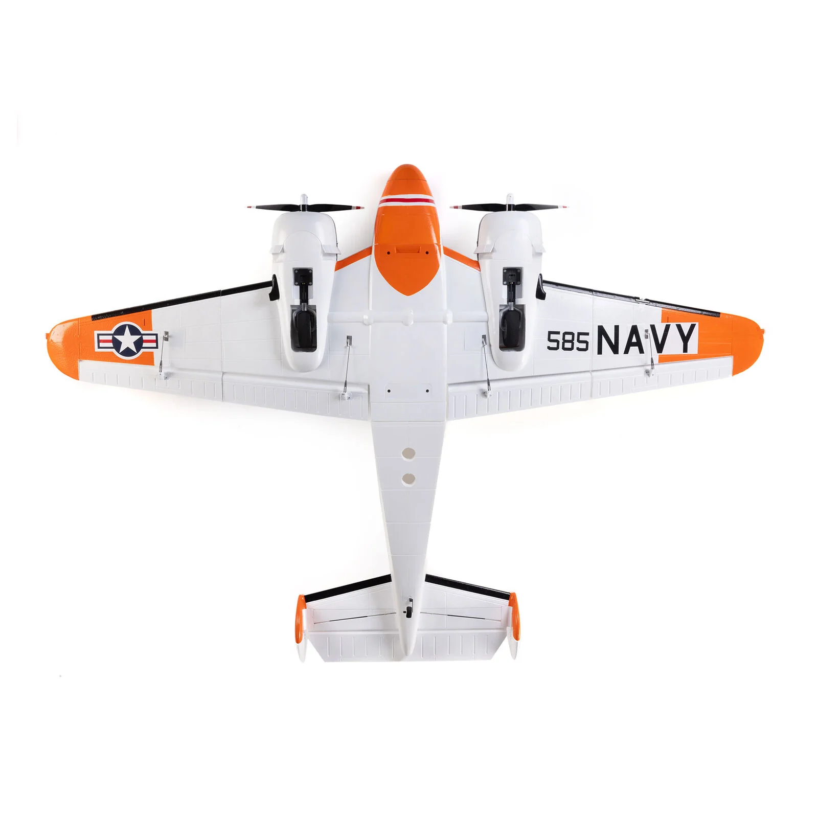 E-Flite Beechcraft D18 RC-45J 1.5m AS3+ SAFE BNF EFL3726 - Image 6