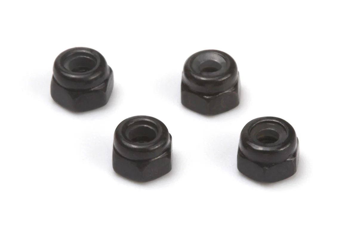 Écrou de blocage HPI Racing M2 (noir/4 pcs) - HP161187