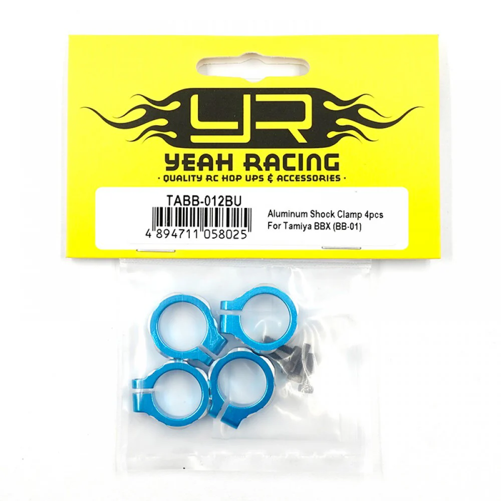 Ecrou de tension amortisseurs en alu, 4 pièces, pour Tamiya BBX (BB-01) - Image 2