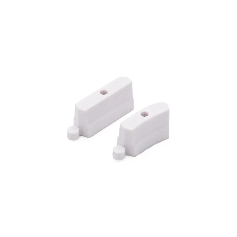 Elements de rail en plastique blanc pour piste turbo Racing (50 pcs)  - TB-760075