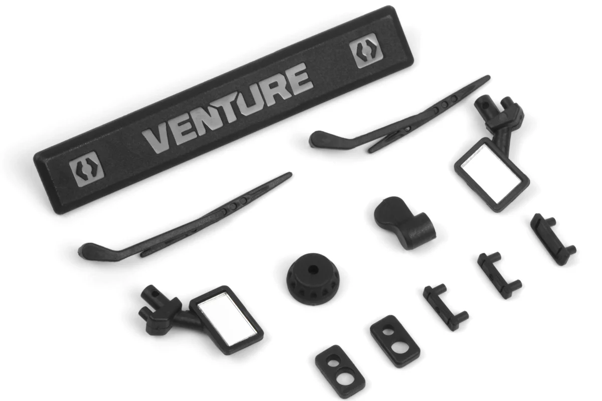 Ensemble d'accessoires de carrosserie type 1 (noir) HP160847