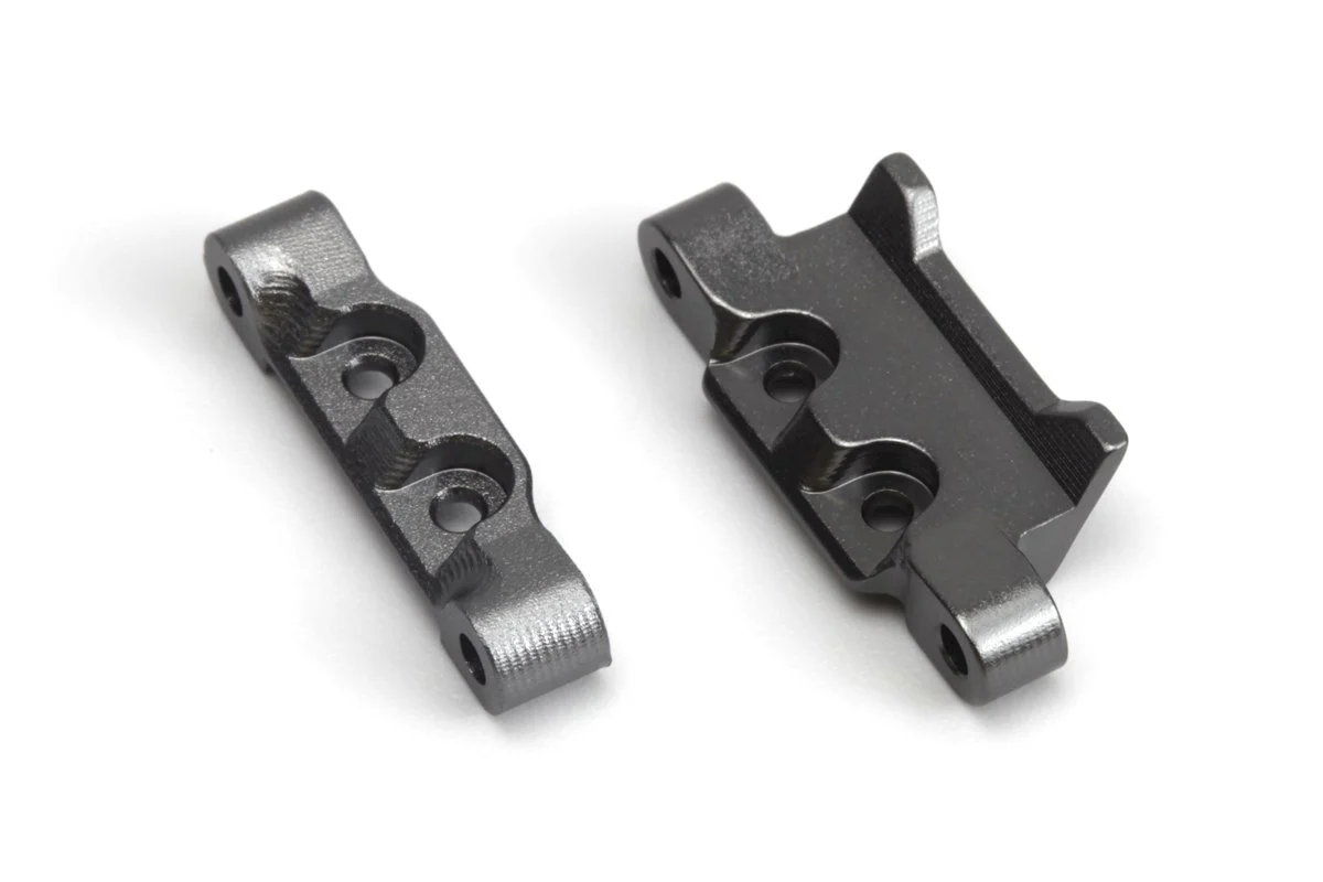 Ensemble de blocs de pivot arrière en aluminium Maverick RC (gris) - MV150863