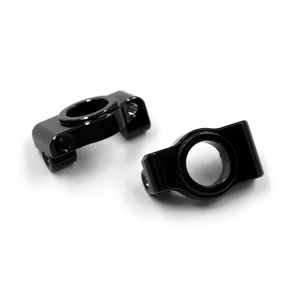 Ensemble de moyeu avant en aluminium C noir pour buggy Losi 1/24 Micro-B 2WD