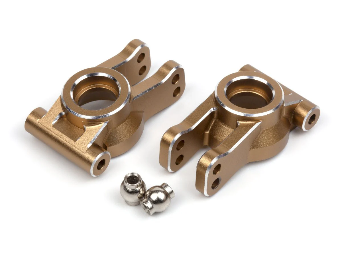 Ensemble de moyeux arrière en aluminium (or/2 pièces) MV150487