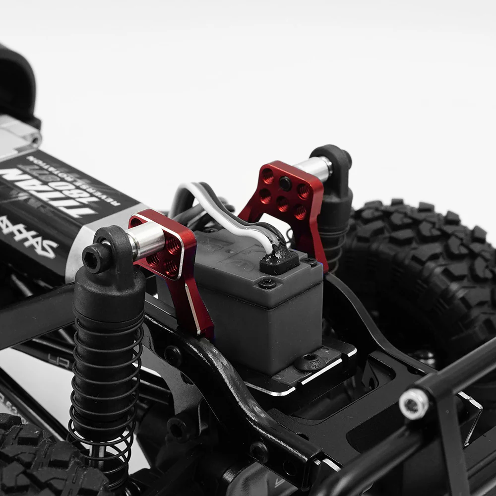 Ensemble de supports d'amortisseurs avant et arrière en aluminium pour TRX-4M Yeah Racing - Image 3
