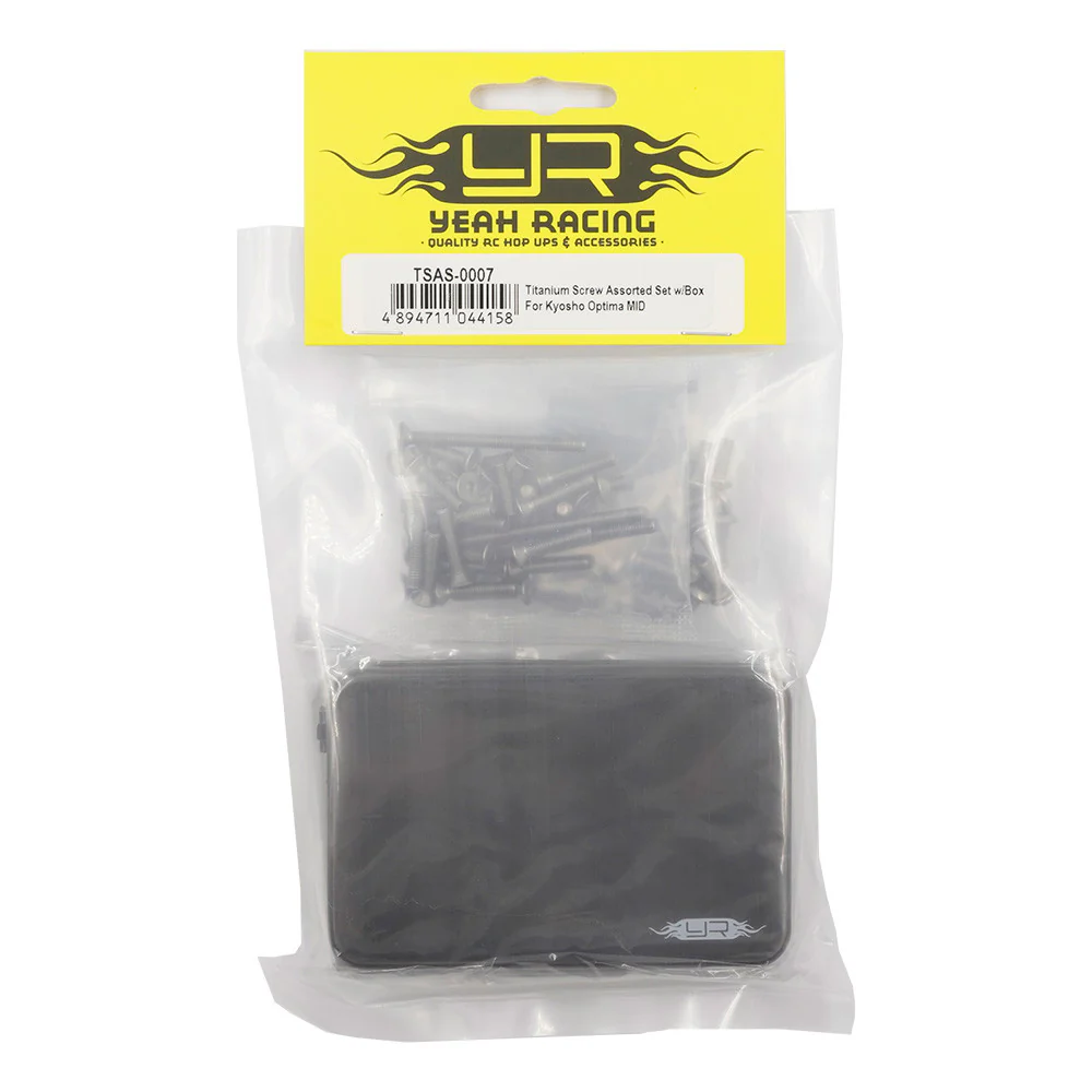 Ensemble de vis en titane assorties avec boîte pour Kyosho Optima MID - Image 2