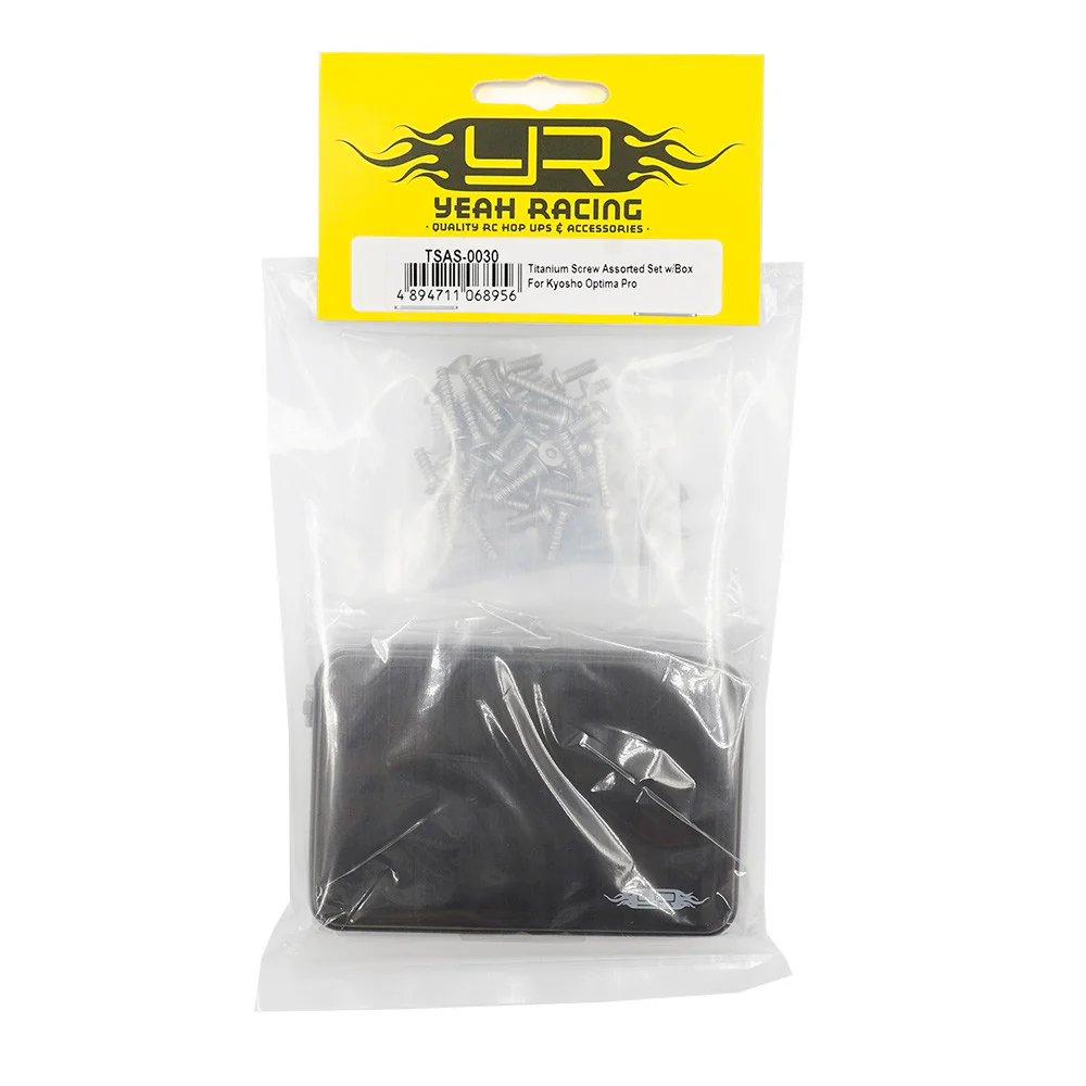 Ensemble de vis en titane assorties avec boîte pour Kyosho Optima Pro - Image 2