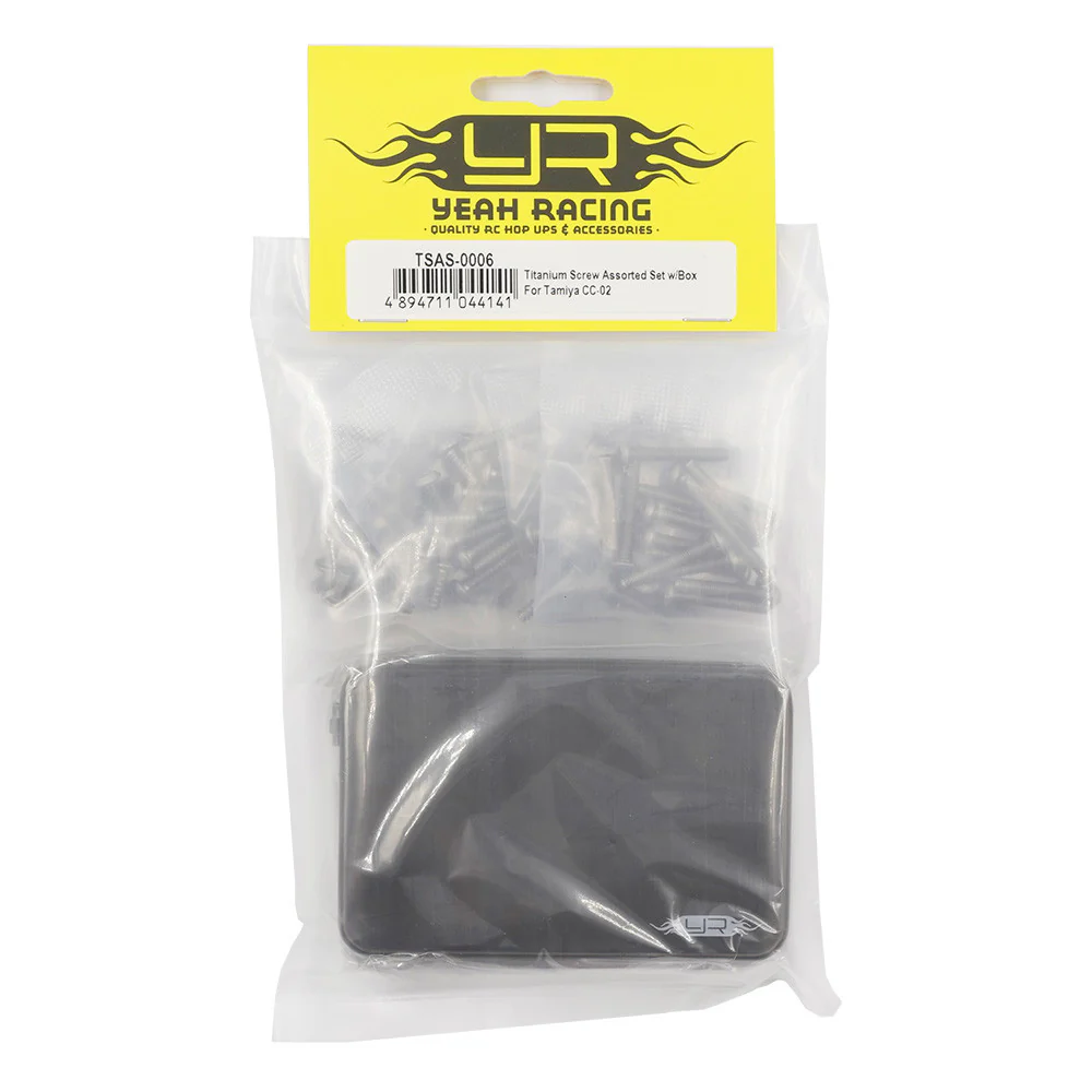Ensemble de vis en titane assorties avec boîte pour Tamiya CC-02 - Image 2