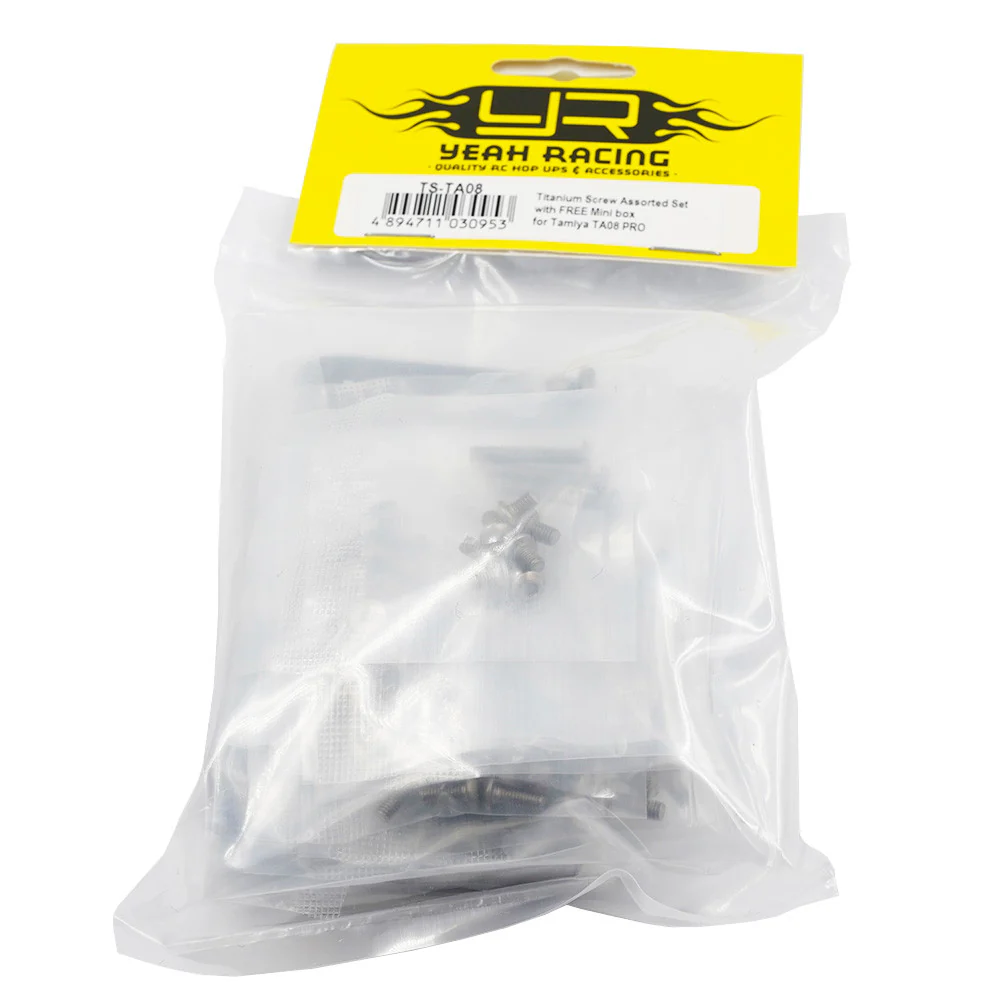Ensemble de vis en titane assorties avec mini-boîte pour Tamiya TA08 PRO - Image 2