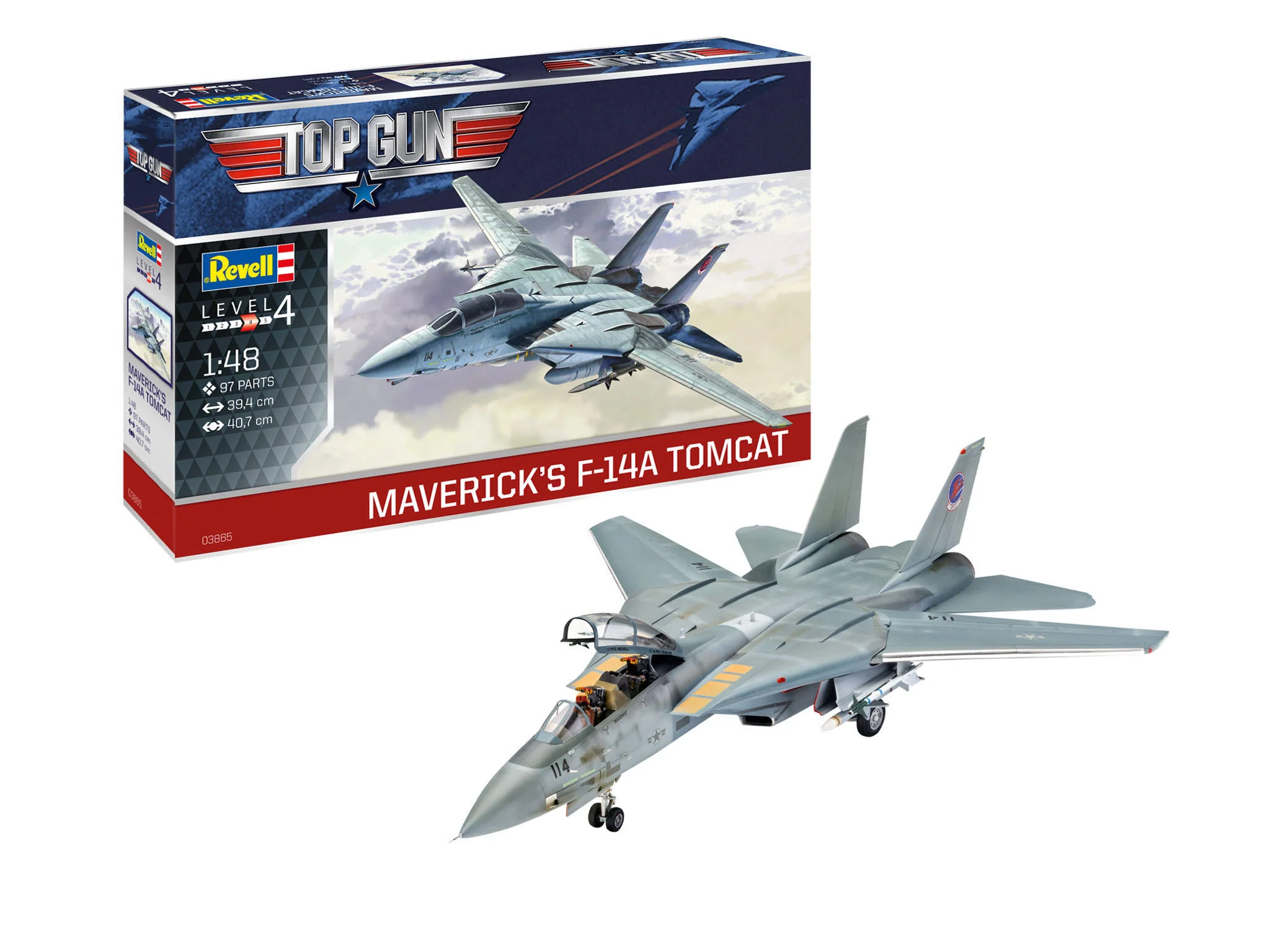 Maquette avion Revell 03865 F-14 A TOMCAT "TOP GUN" - Image 7