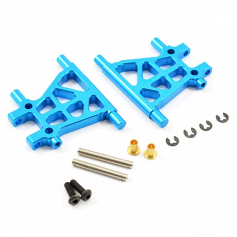 Fastrax Triangles arrière inférieurs Alu Bleu Pour Tamiya TT02 (x2) - FTTA004B