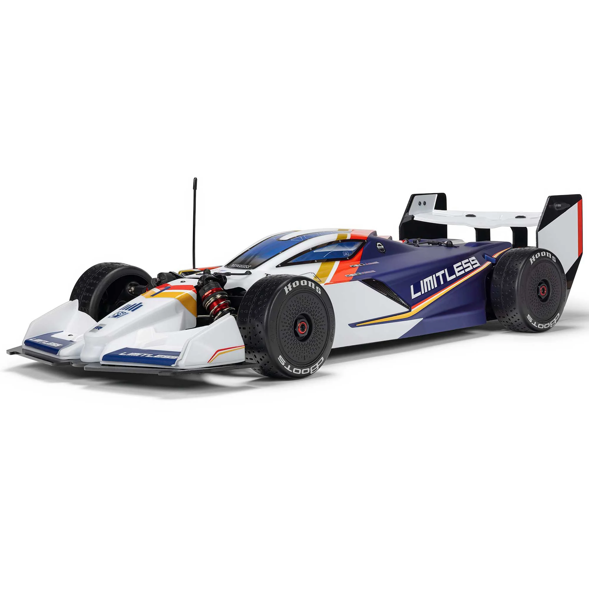 Formule 1 Limitless ARRMA 1/7 8S AVC 4X4 RTR Brushless Blanc/Bleu - ARA7816T2