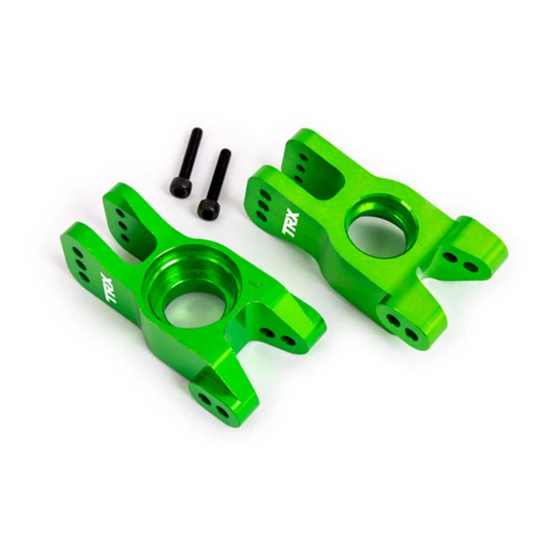 Fusée arrière G/D (x2) Alu anodisé vert - Traxxas 9552G