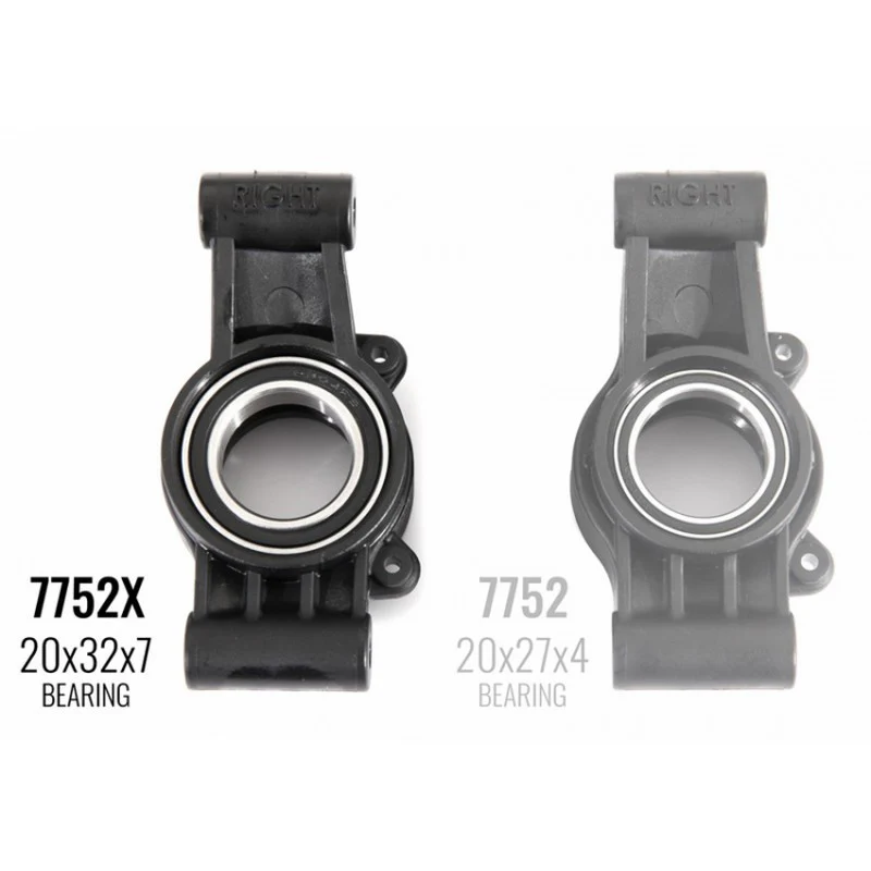 Fusées Arrières Gauche et droite X MAXX 1/5 - Traxxas 7752X