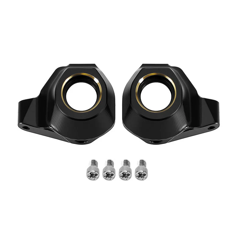 Fusées de direction en laiton noir Injora pour Axial SCX30 1/30 - Image 2