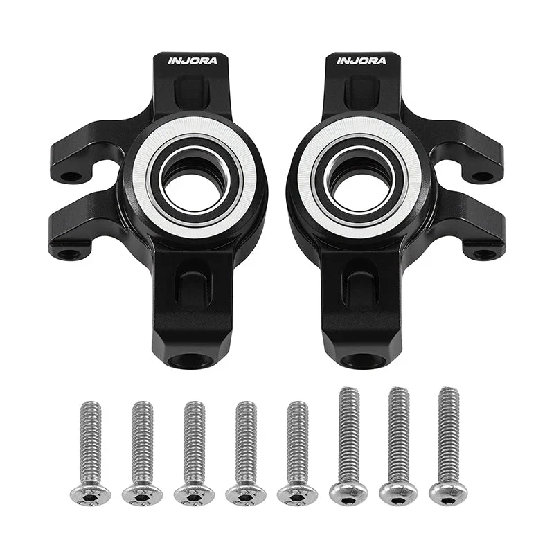 Fusées d'essieu en aluminium INJORA pour Arrma 1/14 Typhon Grom 1/18 Granite Grom - Image 2