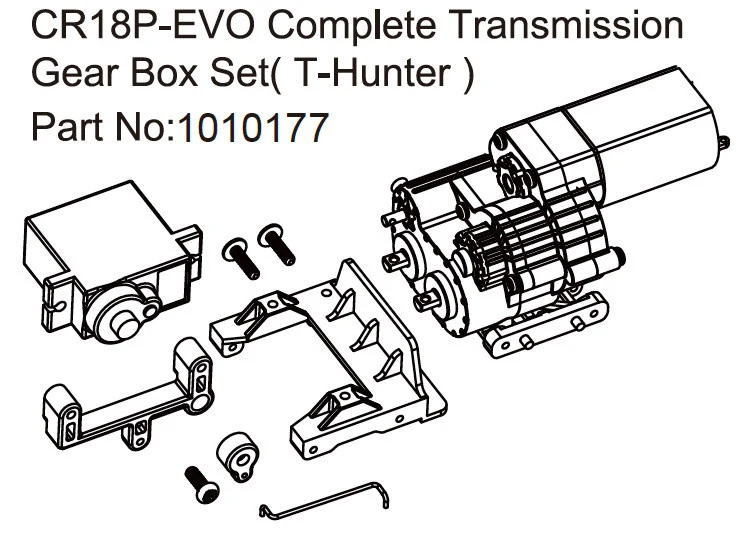 Gear Box T-Hunter - EVO 1:18