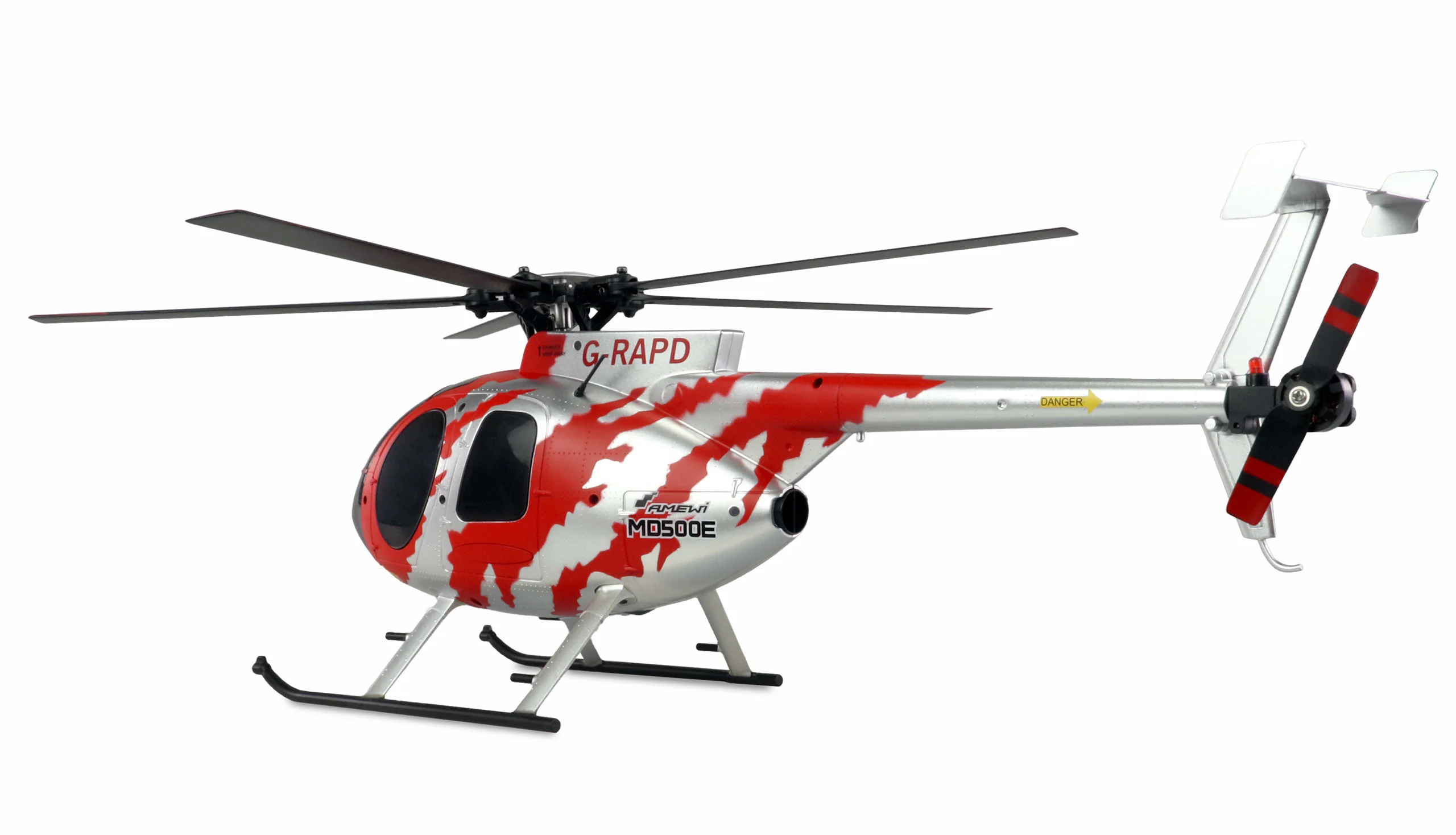 Hélicoptère RC AFX MD500E Brushless 325mm 6 voies rouge - Image 5