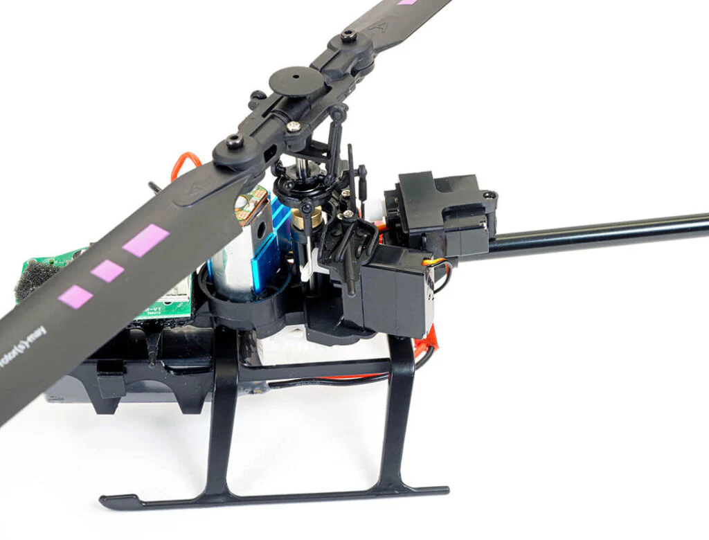 Hélicoptère RC Mono rotor Kootai F03 4 voies Flybarless vert - Image 4