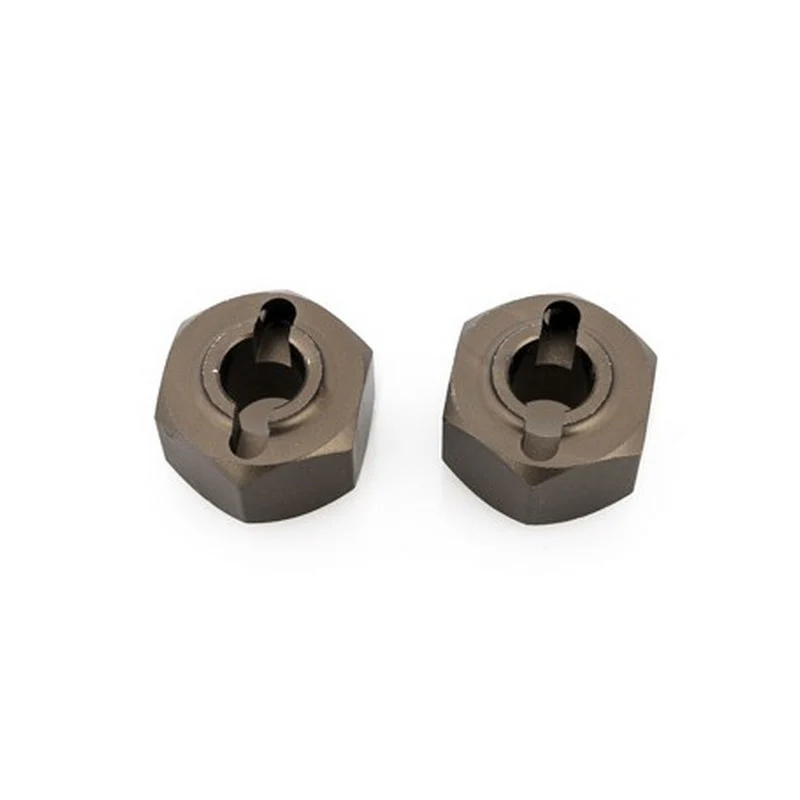 Hexagone de roue Arrière en alu (x2) Hobbytech REV-BX025