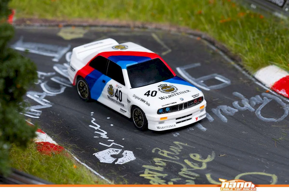 HPI 1/64 Racing nano-TTR 1987 BMW M3 E30 Warsteiner 160992 - Image 4