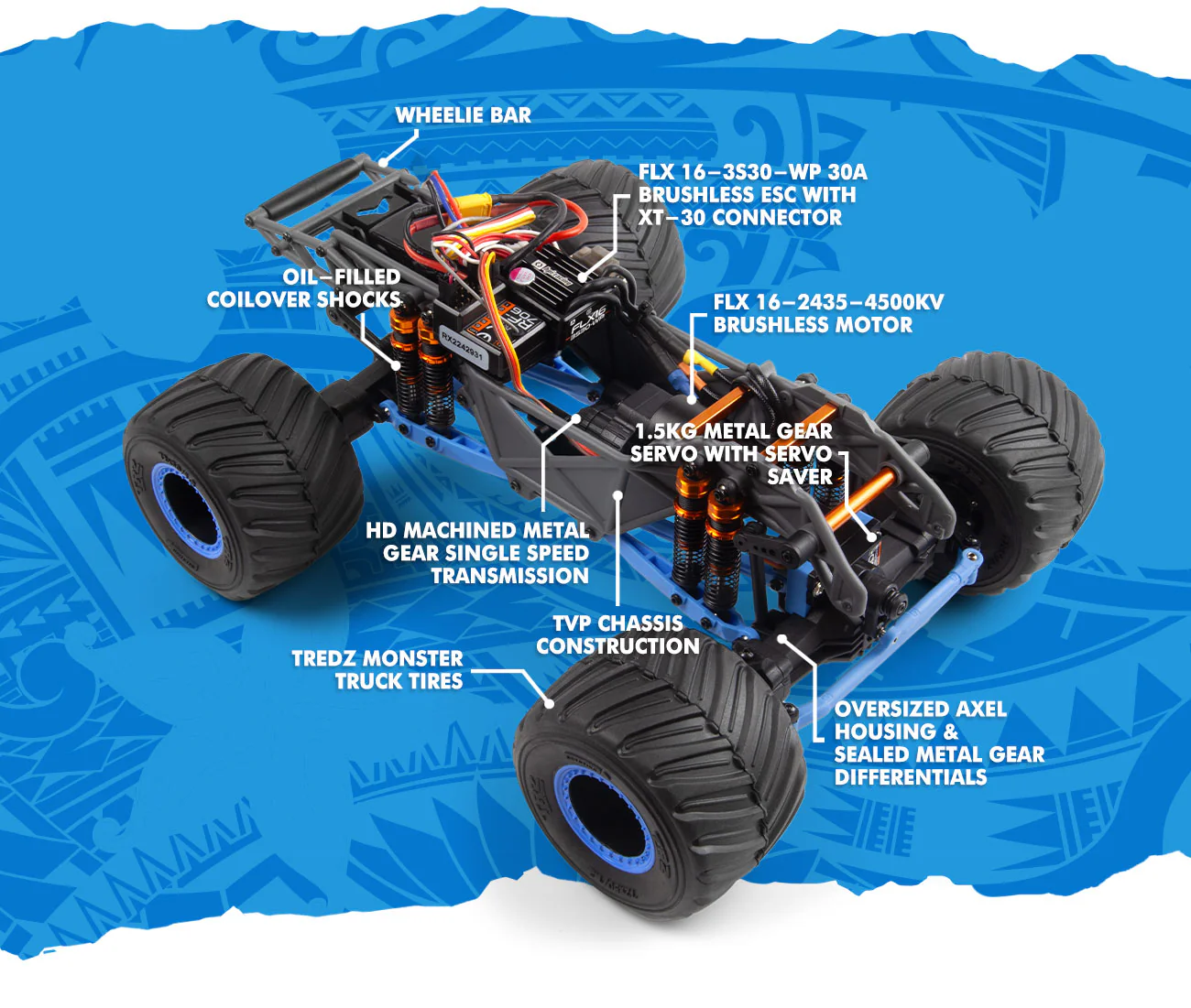 HPI Monster 4x4 King 1/18 Ford Bronco Big Kahuna 160807 - Image 5
