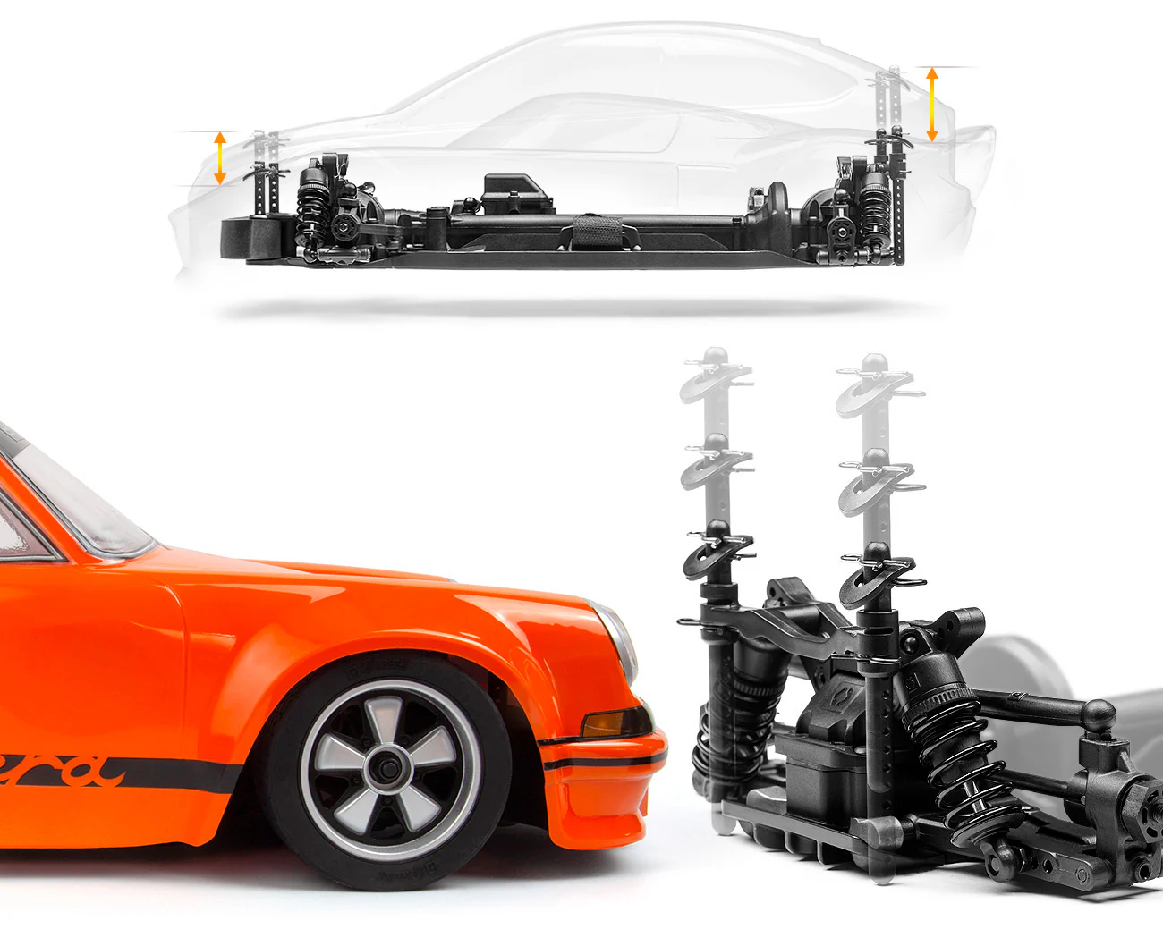 HPI Racing Sport 3 1973 Porsche Carrera RSR - Orange 161209 - Image 13