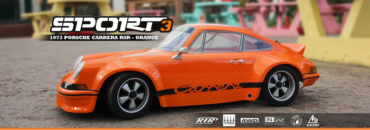 HPI Racing Sport 3 1973 Porsche Carrera RSR - Orange 161209 - Image 15