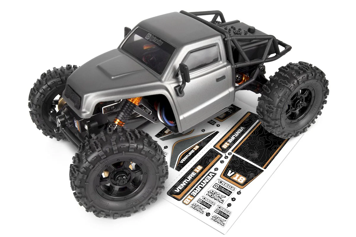 HPI Venture18 CC Flux Competition Crawler gris anthracite - 160808 - Image 4
