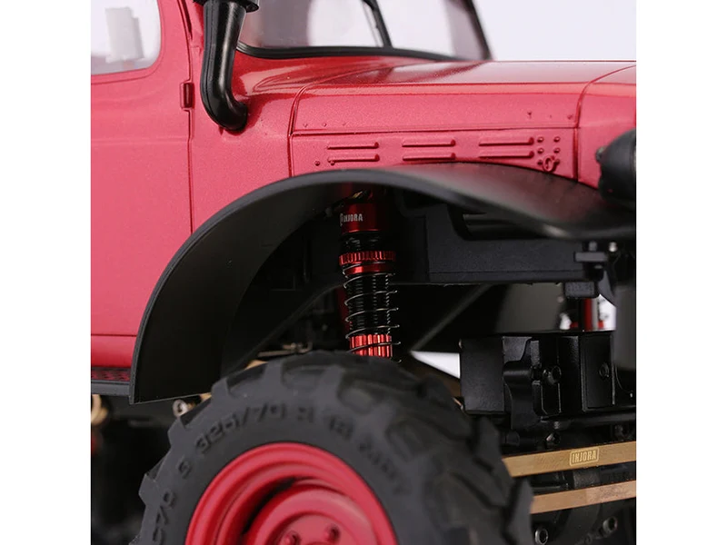 Injora 45mm Amortisseurs rouge avec huiles pour FMS FCX24 FCX18 - Image 4