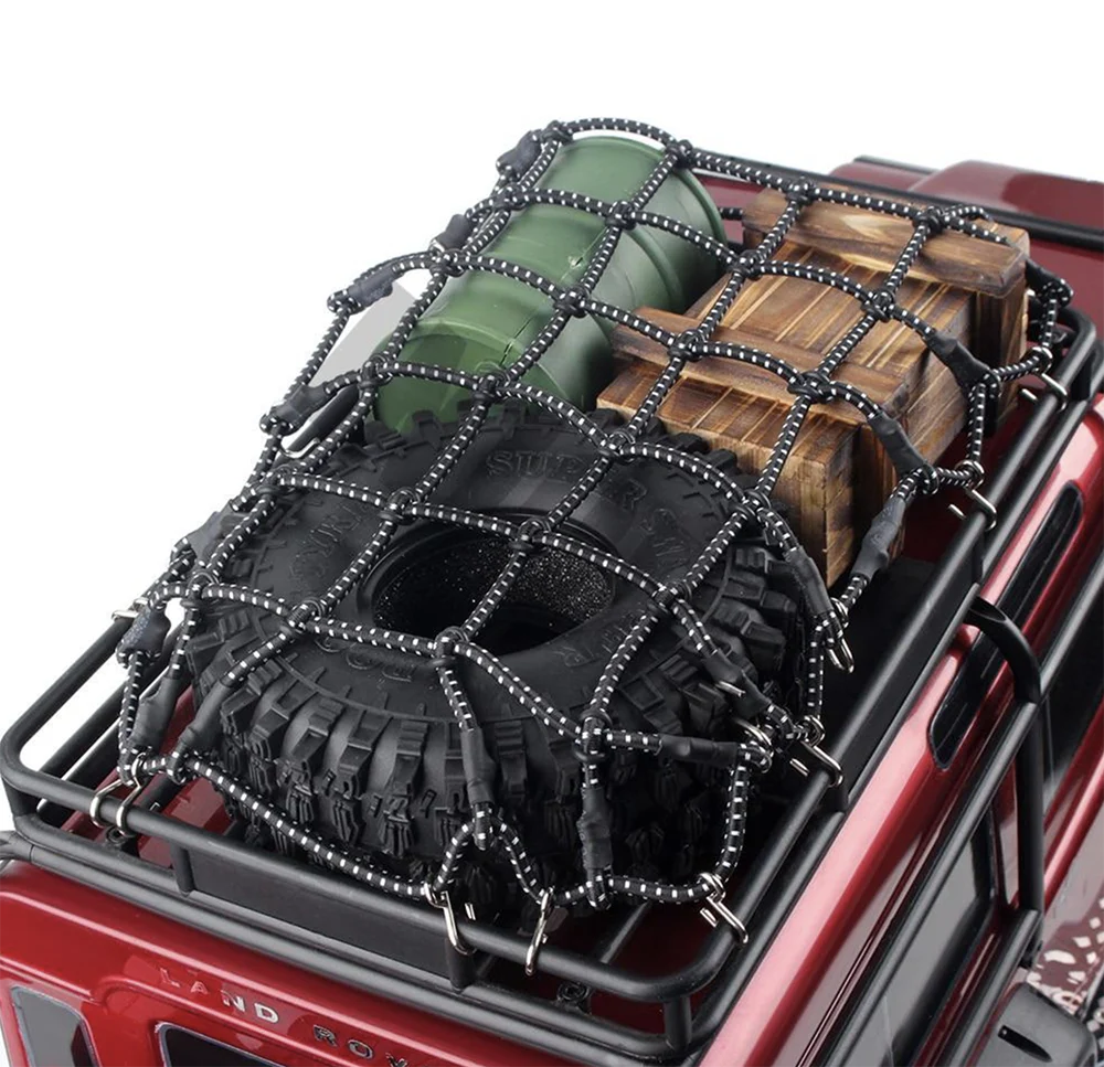 INJORA Filet à bagages élastique noir pour crawler 1/10 - Image 3