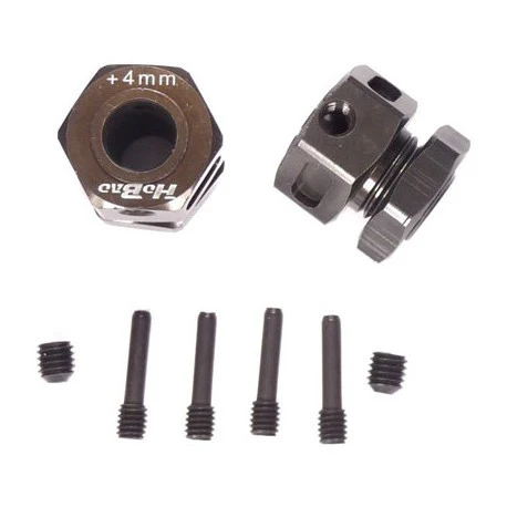 Jeu de moyeu de roues 4mm Hobao ST - H86104