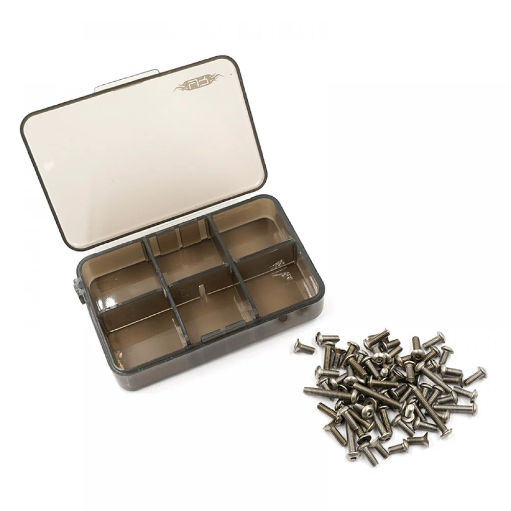 Jeu de vis en titane assorties avec mini-boîte pour Tamiya M08