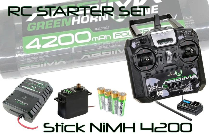 Kit de démarrage RC "Stick NiMH 4200" - 2200015
