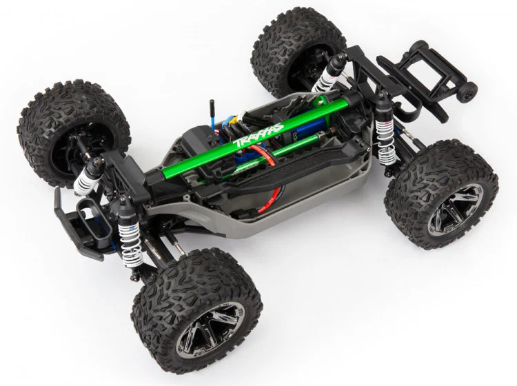 Kit de renfort chassis long Rustler et Slash 4x4 VXL - Traxxas 6730G Vert - Image 2