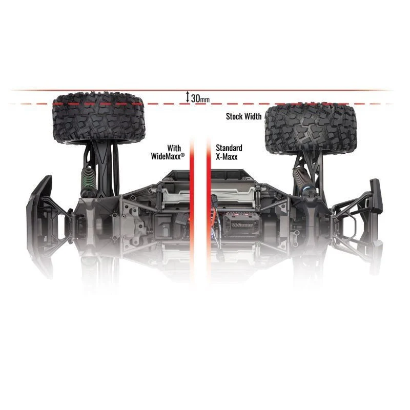 Kit de suspension Large Orange XMaxx Wide Maxx - Traxxas 7895T - Image 2