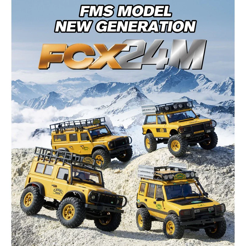 Kit RTR 1/24 pour Range Rover FCX24M Camel Trophy - FMS12481RTR-YL - Image 3