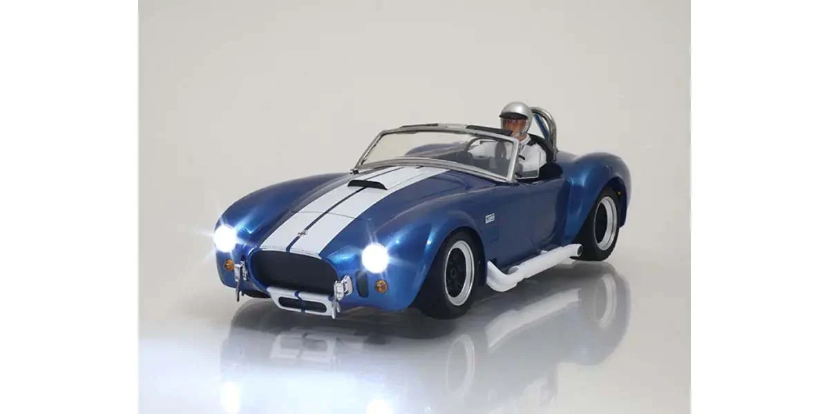 Kyosho First Mini-Z 1:28 Shelby Cobra 427 S/C 1960 Bleu -  K.66610A - Image 4