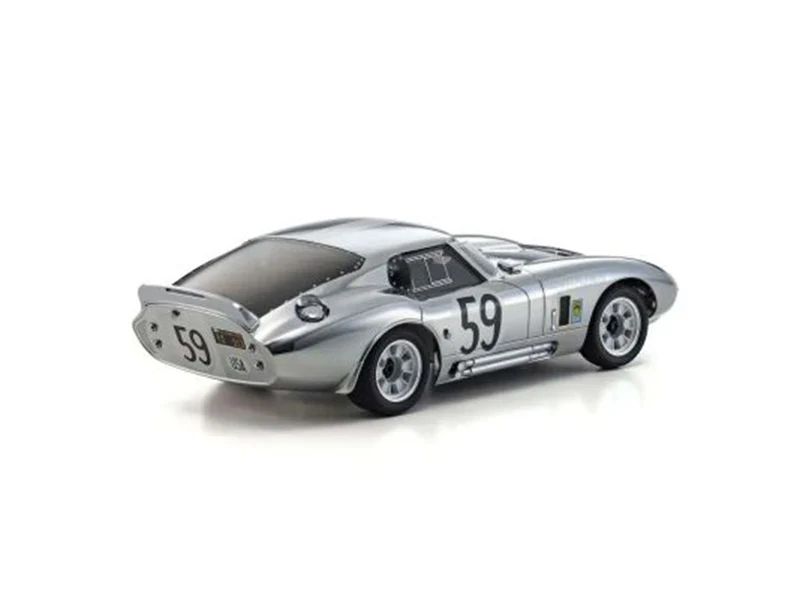 Kyosho First Mini-Z 1:28 Shelby Cobra Daytona Chrome - K.66611C - Image 2