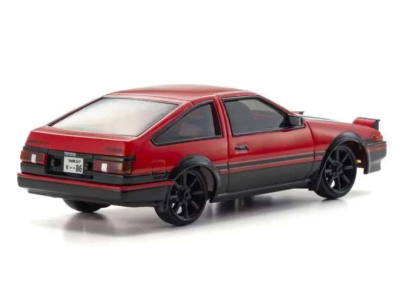Kyosho First Mini-Z 1:28 Toyota Sprinter Trueno AE86 RD/BK - K.66613A - Image 2